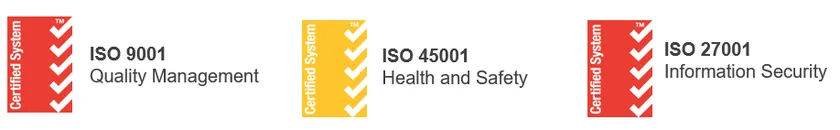 Figtree Systems ISO Certifications logos